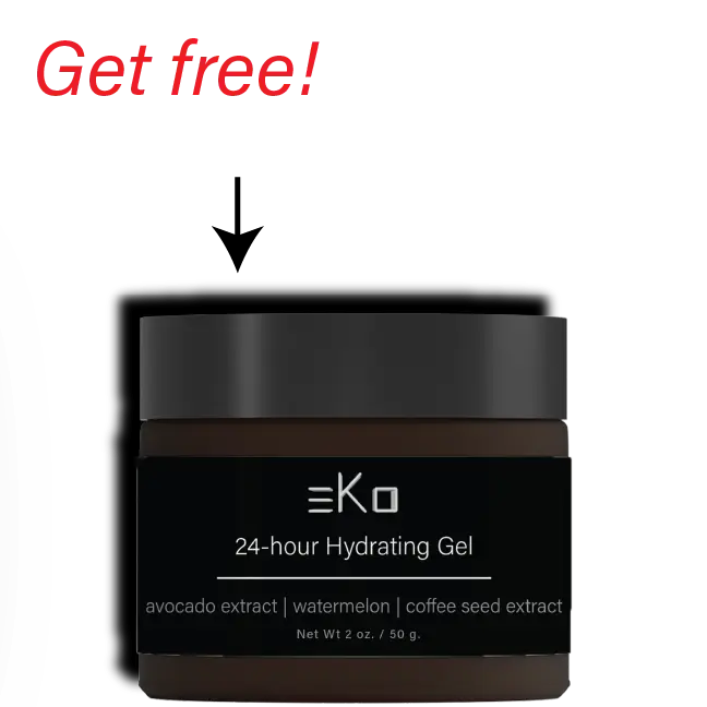 image of 24 hour hydrating gel with get free promo
